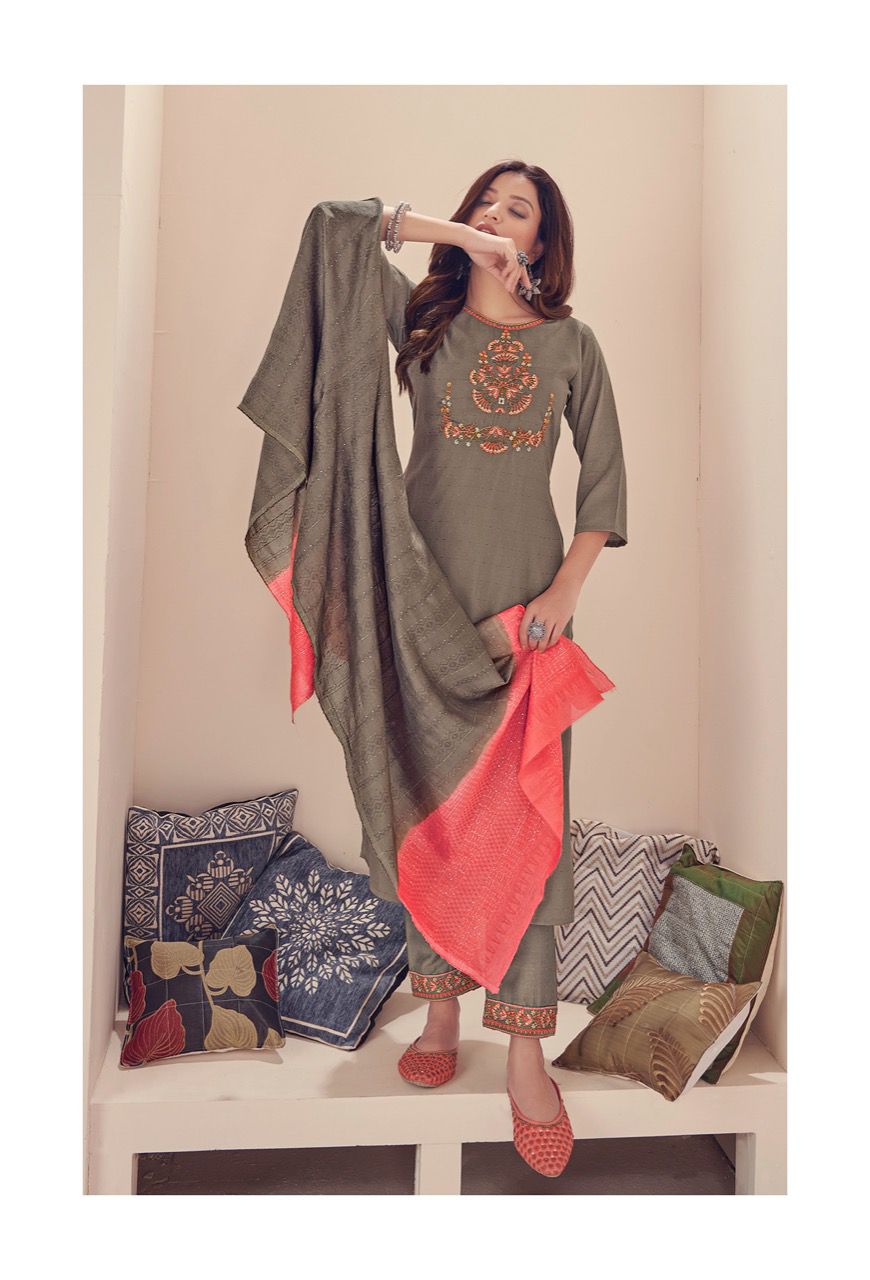 Riya Shanvi New Designer Ethnic Wear Kurti Pant With Dupatta Collection